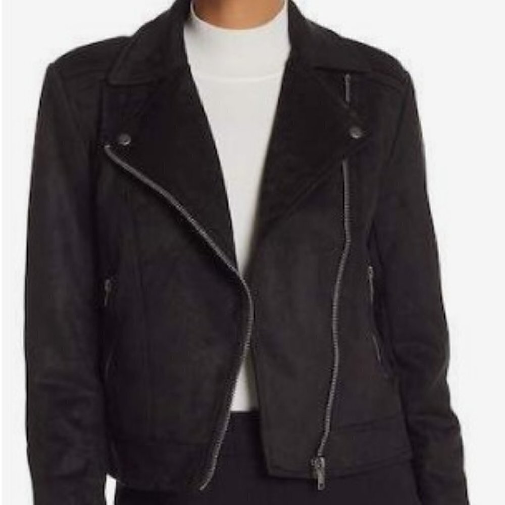 Philosophy NWOT Dark Gray Zip Up Moto Jacket Size XS
